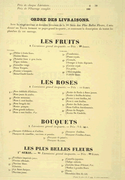'Choix des Plus Belles Fleurs et des Plus Beaux Fruits'  photo